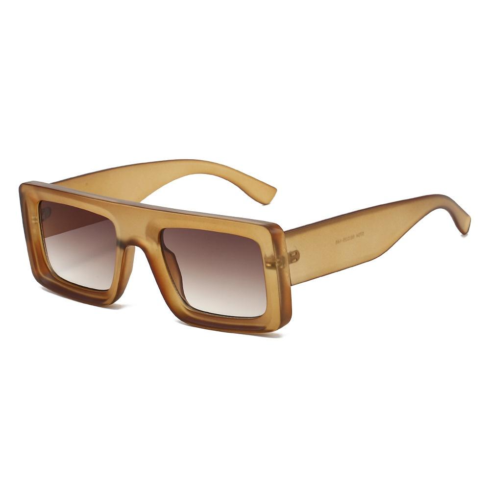 New Retro Tortoise Shell Square Women Sunglasses  Personality Brand Design Men Versatile Casual Glasses Uv400