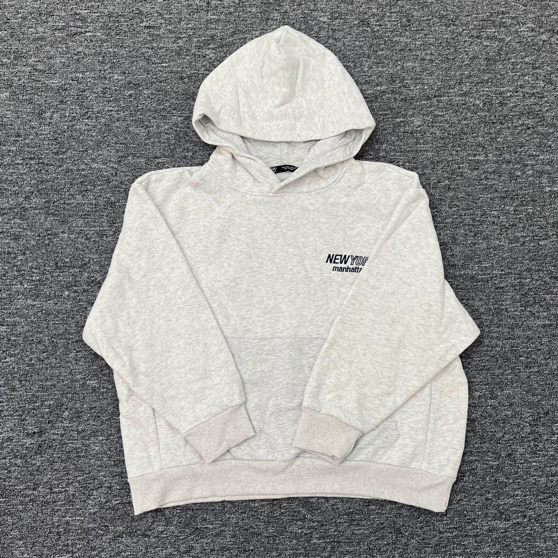 

Women s 2024 Autumn/Winter Simple Print Hooded Sweatshirt Small