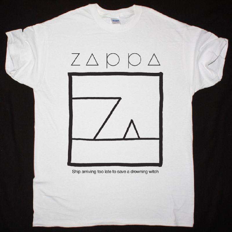Frank Zappa Ship Arriving Late Black T-Shirt Rock Tee S разноцветный