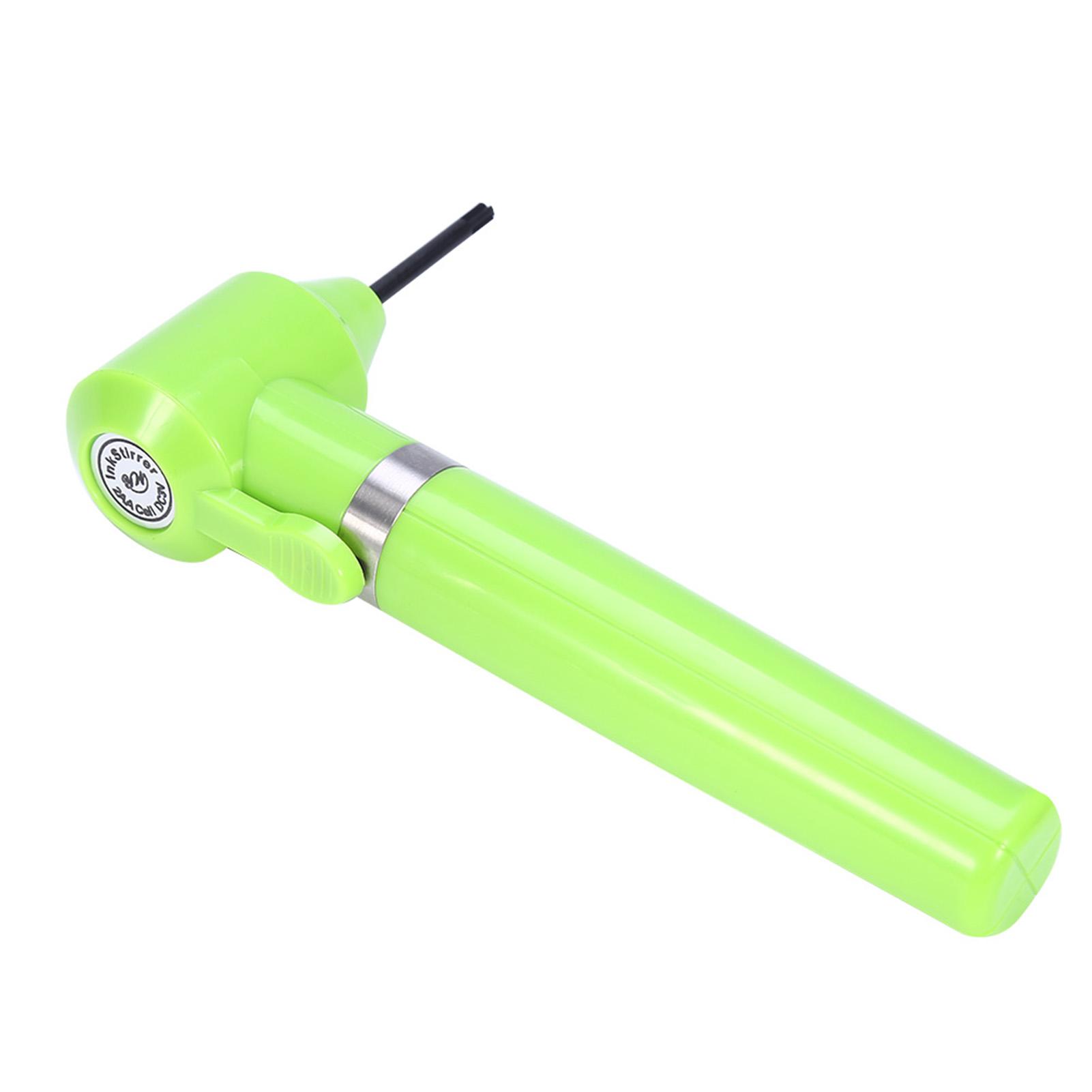 

Electric Tattoo Pigment Ink Mixer Color Blender with 5 Mixing Sticks (Fluorescent Green) зелёный