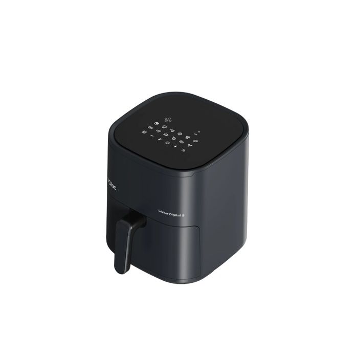 Horkovzdušná fritéza bez oleje - SOLAC - Léviter Digital - 5L - 1400W - Teplota 80-200°C