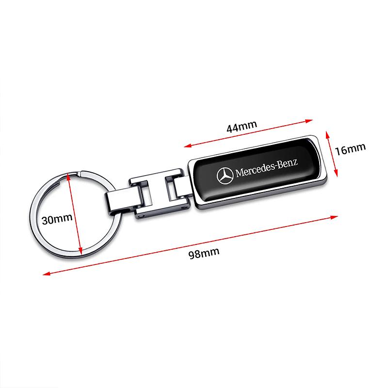GLC GLB New Style Car Badge Keychain Creative Pendant Keyring For Mercedes Benz AMG W203 W206 W220 W205 W211 W212 W201 W210 W10