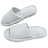 MORIPiLO Platinum Antibacterial Indoor Slippers - Towel Fabric, Odor-Resistant, L Size, Gray