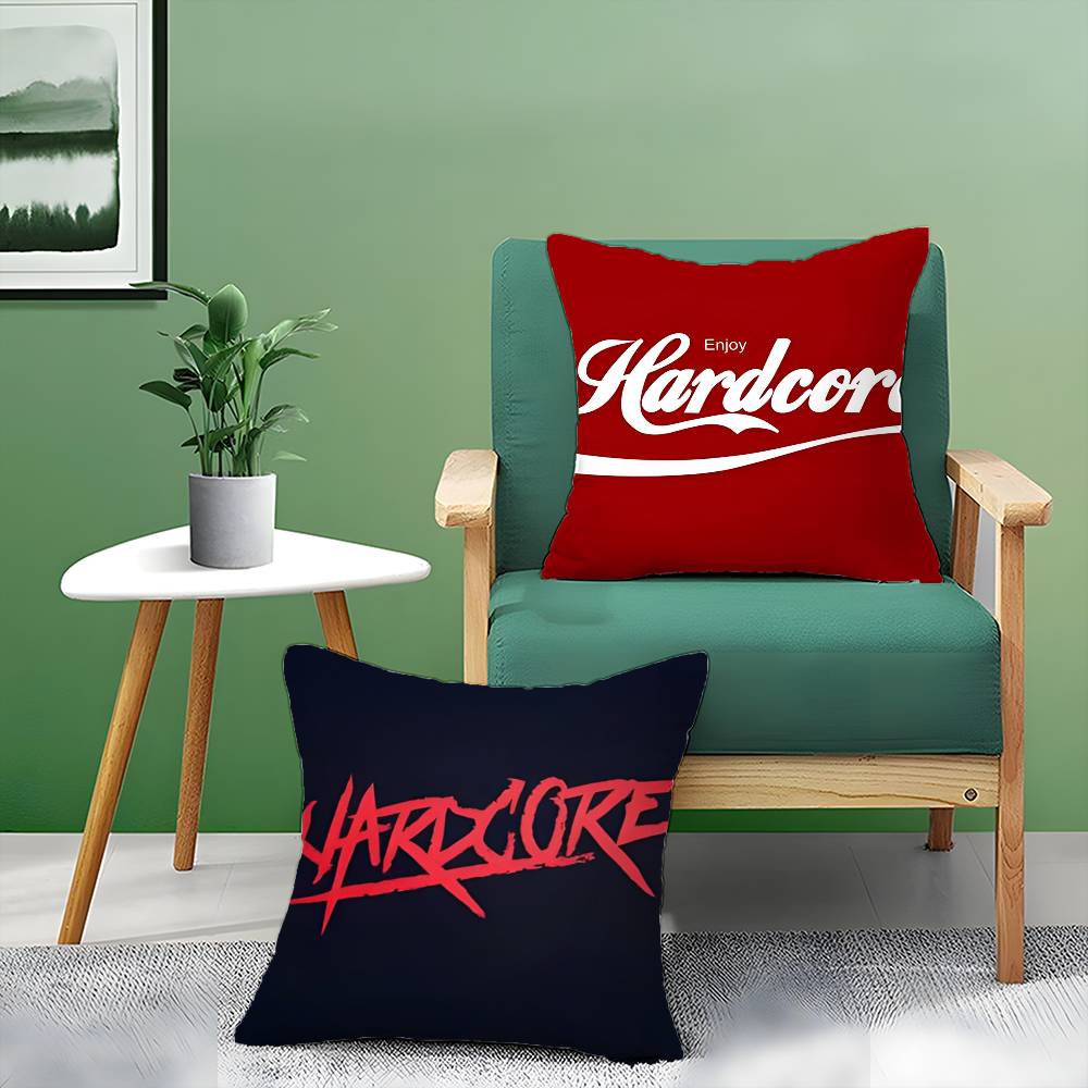 Luxury H-Hardcore-MT Cafe Pillow Case Printed Brushed Fleece Pillow Baby Skin-Touch Eco-Friendly Dye-Sublimat