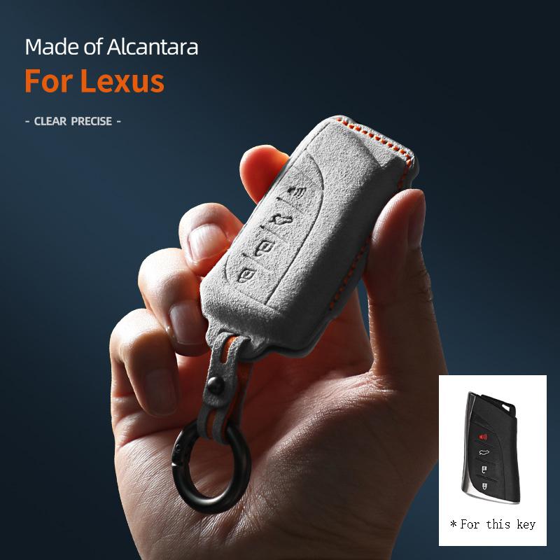 Car key protection shell suede For For Lexus ES UX US NX GX IS RC RX 200 350h LS 450h 260h 300h UX200 auto accessories