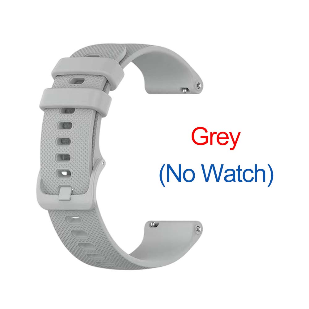 18mm 20mm 22mm Silicone Strap For Garmin Vivoactive 5/4/3 Smart Watch Band Replacement Watchband for Garmin Venu 2 2S 3S