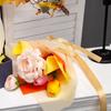 112 Blatt Orange Seidenpapier Herbstfarbenes Seidenpapier Großpackung Geschenkpapier für DIY Bastelarbeiten Partygeschenk