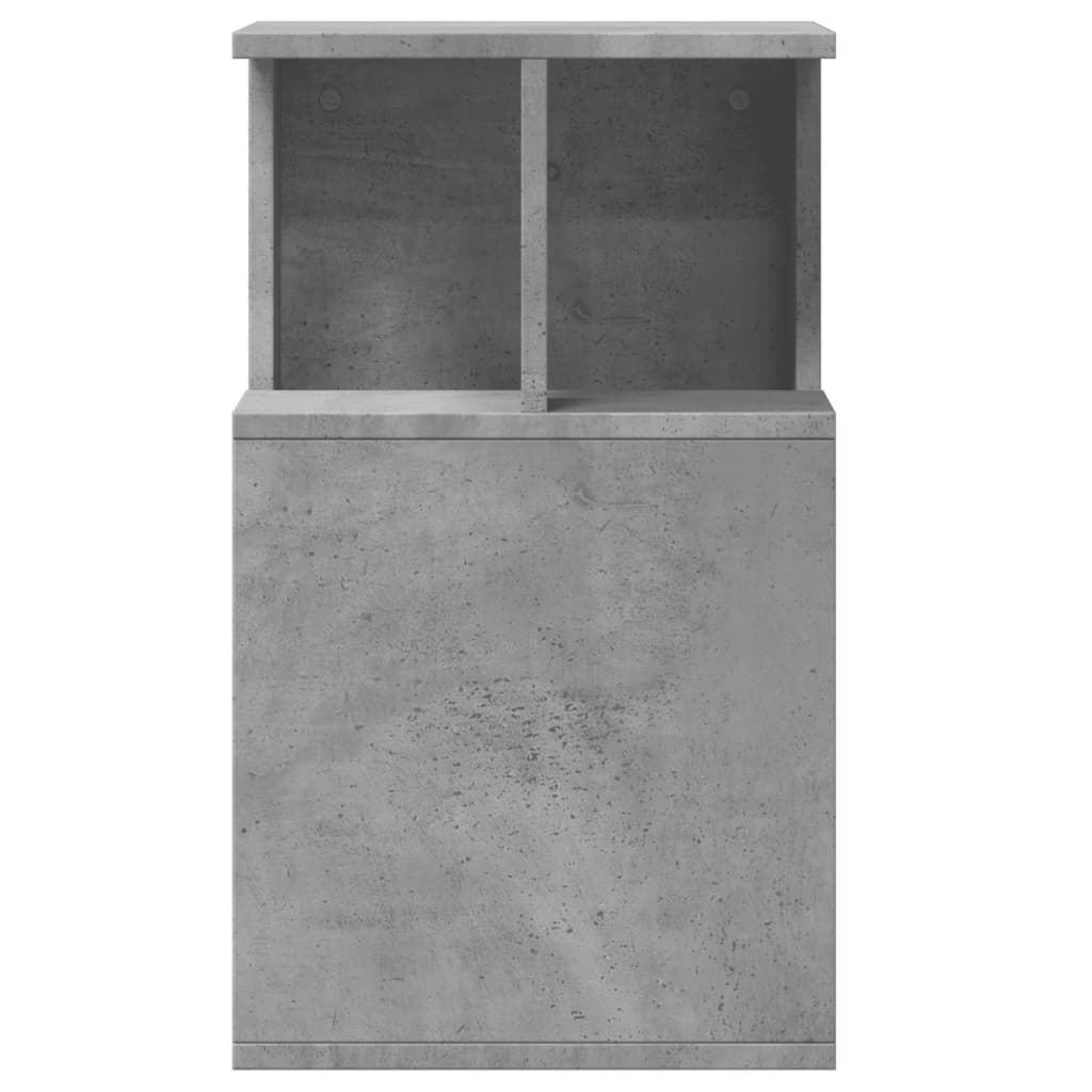  Side Table, Grey, 35x35x60 Cm, Wood-based Material