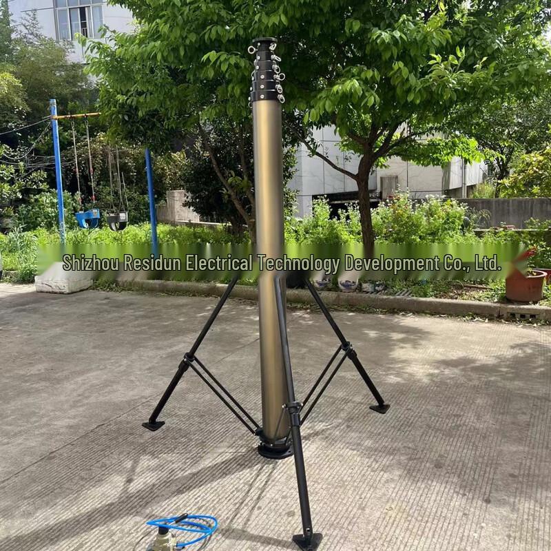 Longchan 6m Adjustable Aluminum-Magnesium Alloy Lightning Rod Mast