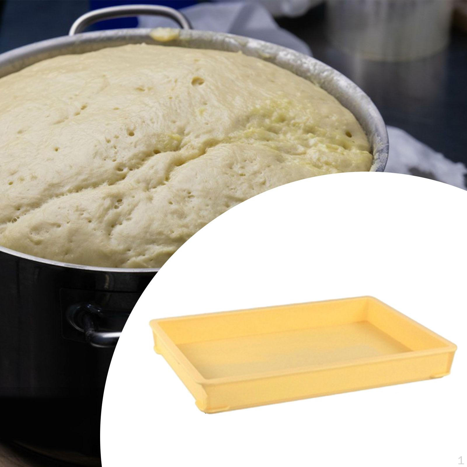 

Container Food Storage Box Space Saving Portable Pizza Tray Organizer for Pantry Domestic Bread S