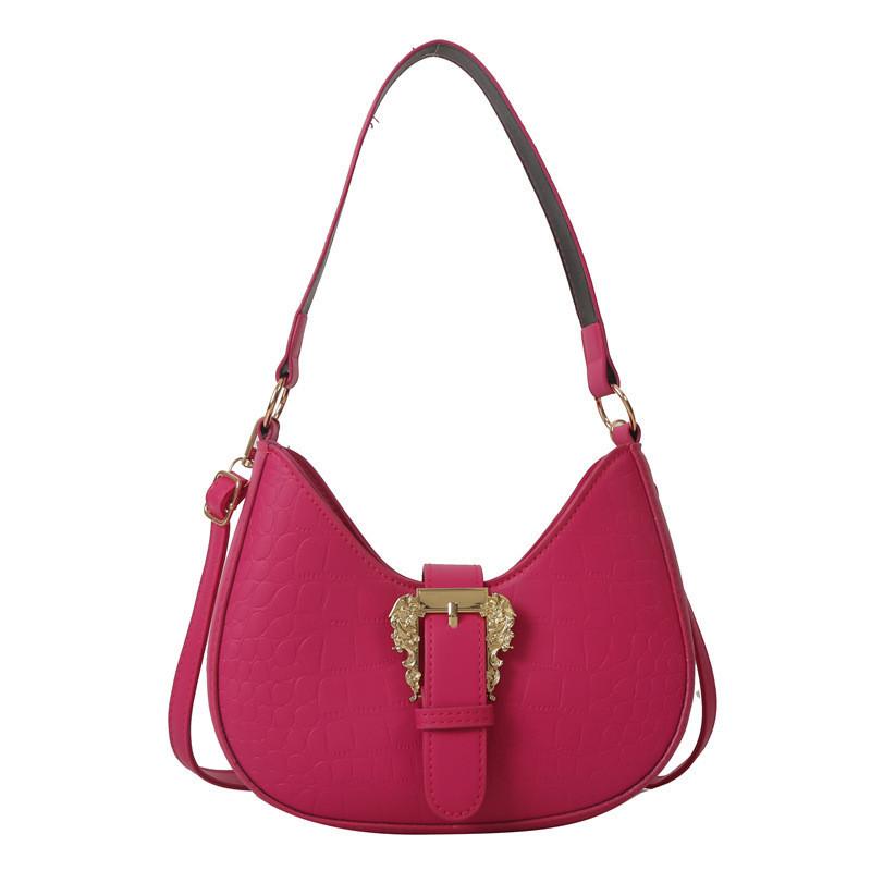 Trendy Pu Material Cross-border New Fashion Shoulder Bag Underarm Bag For Women