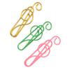 100Pcs Fancy Paperclips Music Note Style Anti Slip Metal Box Packed Cute Paper Clips for Notebook Sc