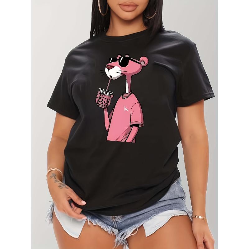 

European Size Fashionable Women s T-shirt - Comfortable and Relaxed, Round Neck, Suitable for All Seasons, Elegant Casual Top, Locally Shipped 4XL