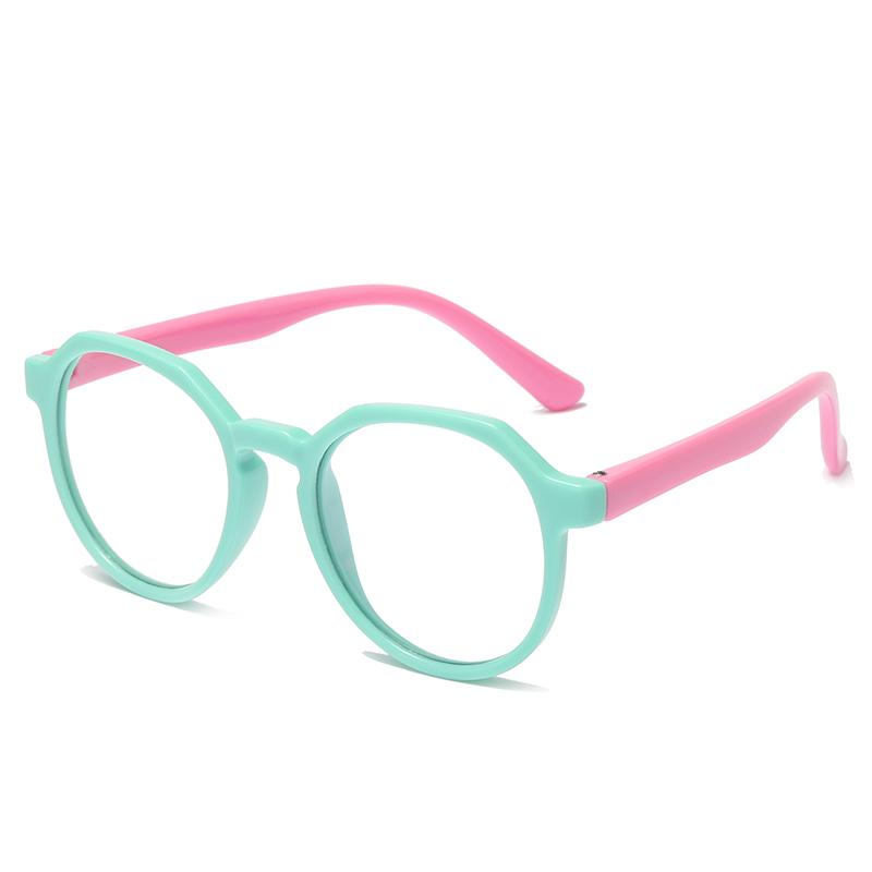 Cute Round Anti Blue Light Glasses for Kids Fashion Luxury Eyewear Blue Light Blocking Computer Eyeglasses Boy Girl