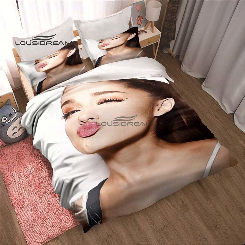Pop Singer A-Ariana Grand Bedding Sets exquisite bed supplies set duvet cover bed comforter set bedding set luxury birthday gift