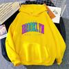 Unisex Brooklyn Print Hoodie for Woman High Grade Urban Casual Fashion Hooded Sweatshirt Girl Daily Home Outdoor Comfort Loose Pullover