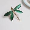 2/4Pcs Green Oil Dripping Dragonfly Home Decoration Hotel Napkin Ring Fashion Insect Napkin Ring New Metal Napkin Ring
