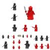Premium Red Soldier Block Toy Set Diy Assembly Abs Plastic 0-38 Pieces 8g Weight