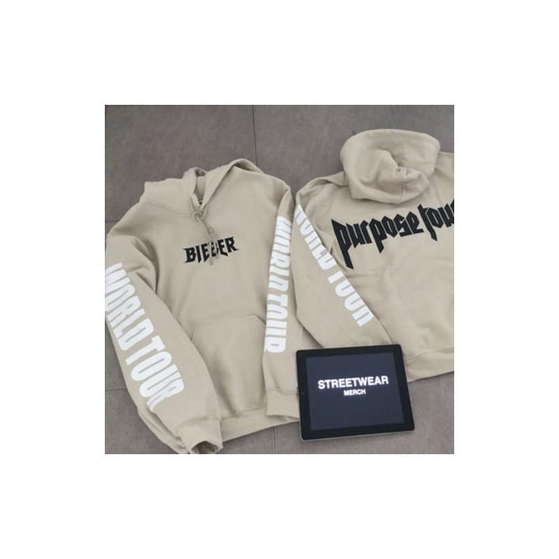 Justin Purpose Bieber The World Tour Fashion Hoodie Sweatshirt Pullover