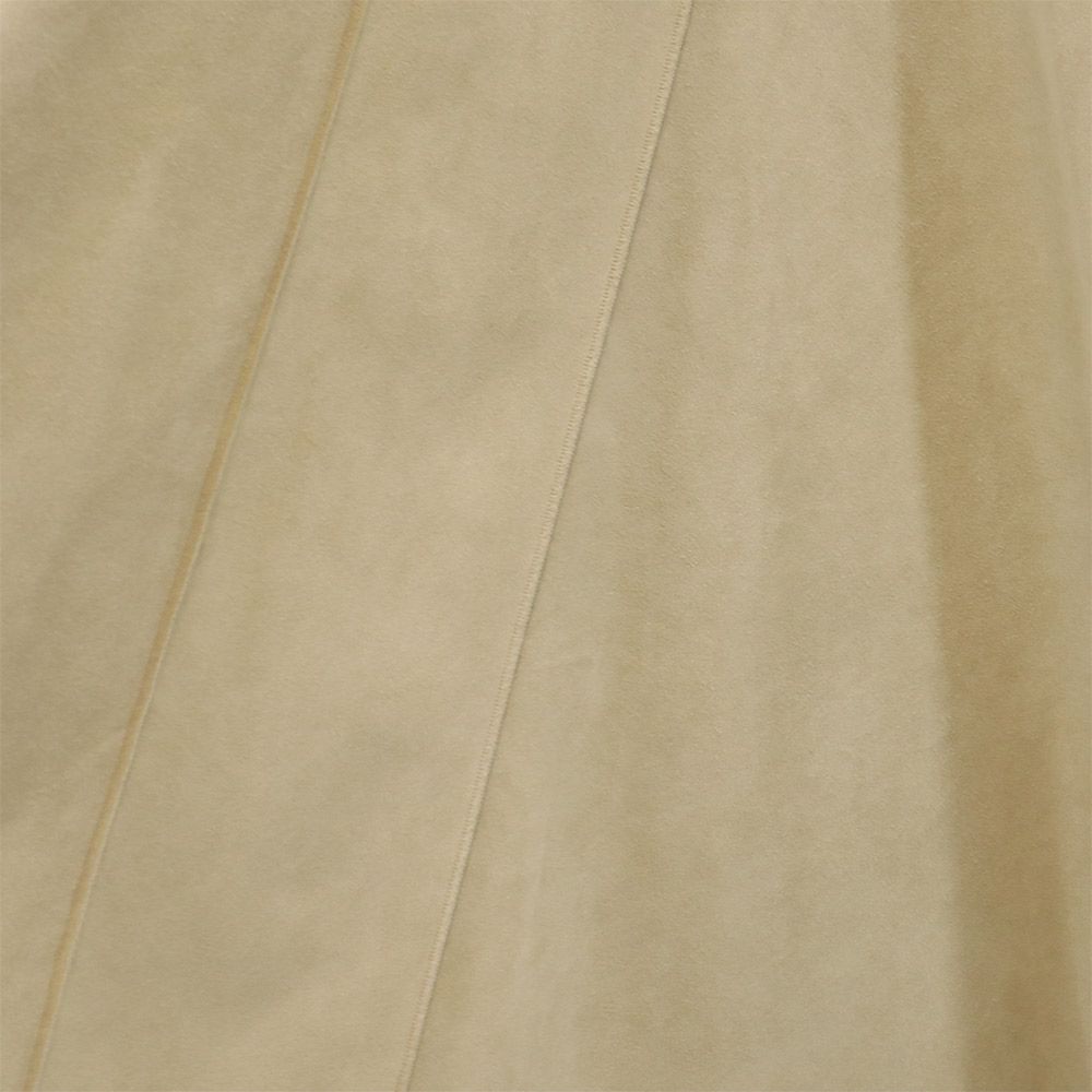 FOXEY Made In Japan Midi Length Faux Leather Flare Skirt 40 Brown Women Used