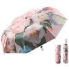 MAYDU M3038 Oil Painting Fully Automatic Three-Fold Umbrella