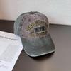 Vintage American Style Baseball Cap With Washed Cotton For Casual Summer Wear