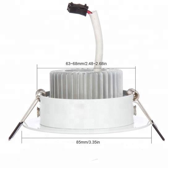 5W 7W 10W 12W Adjustable LED Recessed Downlight Hotel Room Bedroom Ceiling Lamp Top Roof Spotlight Daylight Warm White 3000K