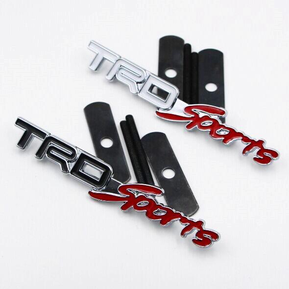 OFWP3 key chain 3D Grille Emblem badge Hood Badge Sticker for Corolla Camry Avensis Rav4 Yaris Toyota Auris