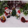 Claus Santa Christmas Tree Gift Bag With Snowman Resin Crafts For Festive Decor