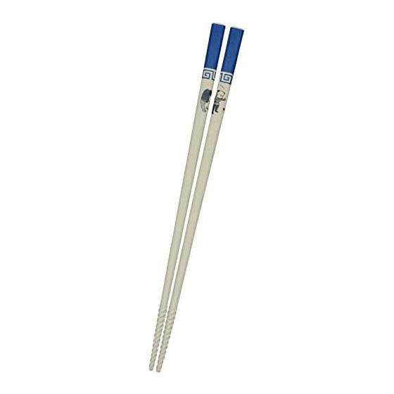 Artha Ramenbashi Karako Authentic Chinese Restaurant 23cm Chopsticks with Chopstick Rest Case PPS+Glass Fiber Blue AR0623318