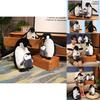Adorable Mother And Baby Penguin Plush Toy Doll Soft Cushion For Kids Gifts