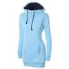 SCIONE Women Long Sleeve Hooded Drawstring Waist Pocket Korean Style Casual Women Hoodie Tops