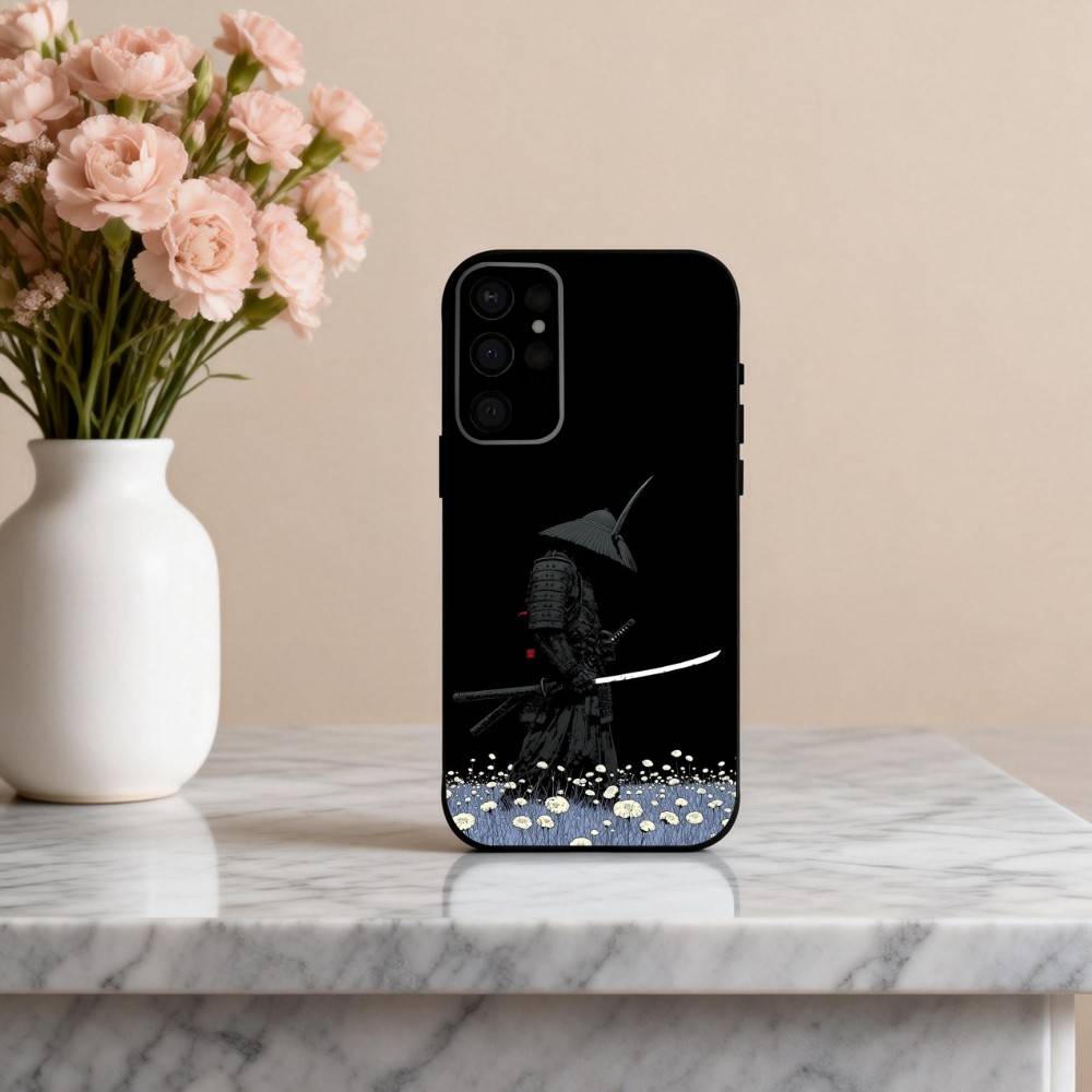 J-Japanese B-Bushido S-Samurai  Phone Case For Samsung S25,24,23,22,30,21,10,9,Ultra,Plus,Lite,FE,4,5 G Soft Black Case