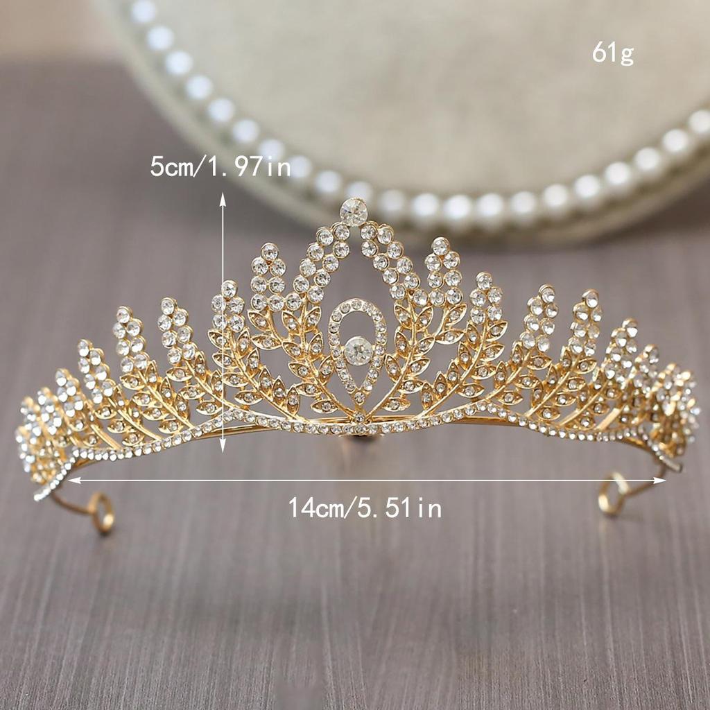 Strass-Tiara: Braut, 18. Geburtstag, Prinzessin & Kind Haarschmuck