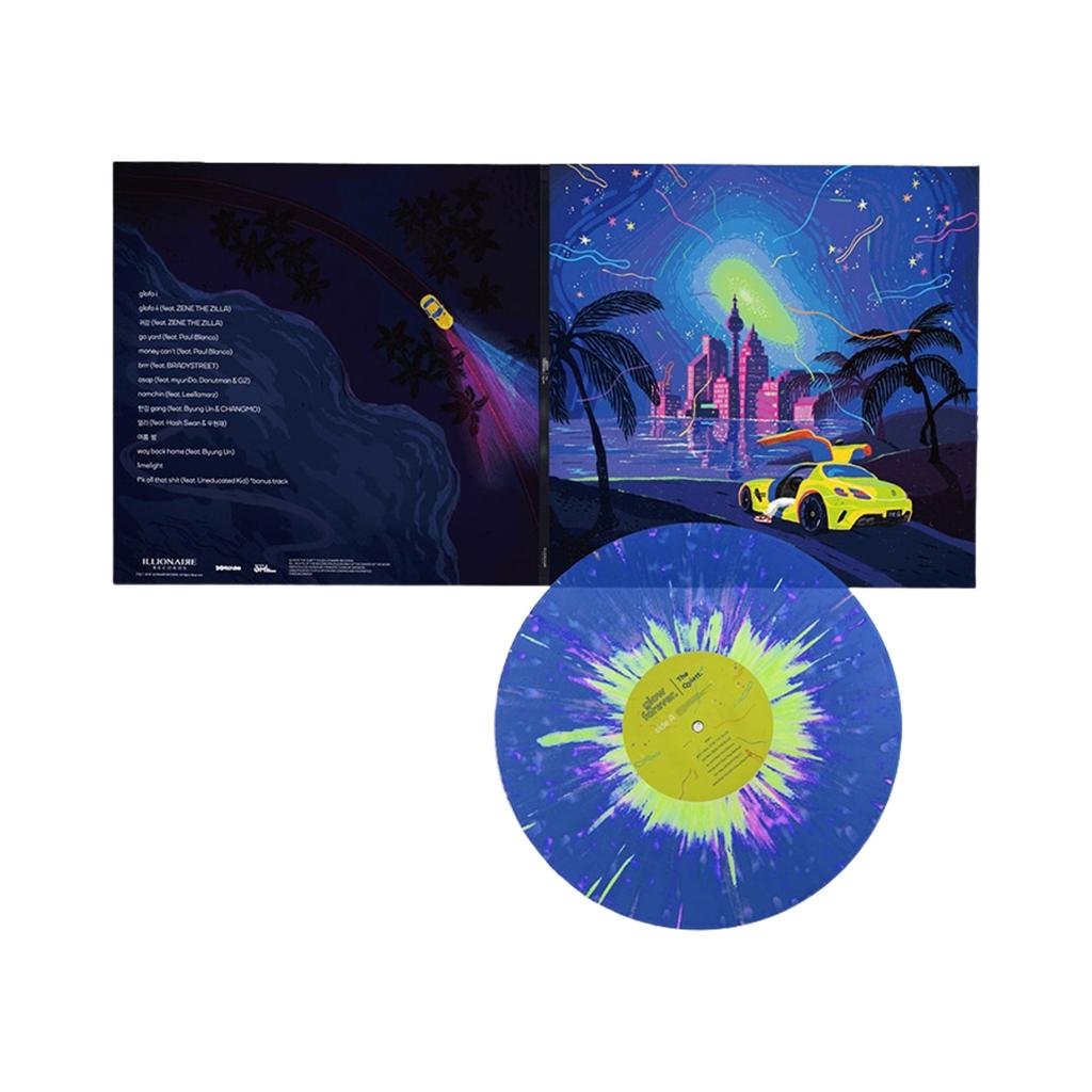 The Quiett Glow Forever LP Blue Splatter
