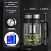 Wanxiang Portable Double-Layer Glass Mug with Handle