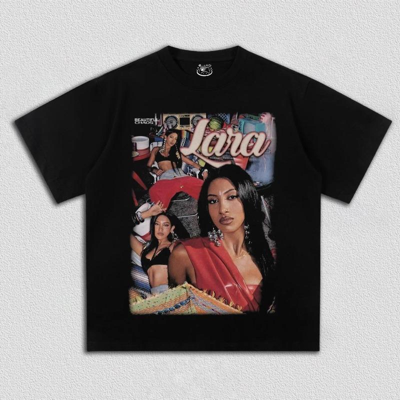 Korean Kpop Band Gril Group KATSEYE Printed T-shirt Women Oversize Y2k Short Sleeve High Quality Harajuku Loose Female Clothing