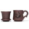 Handmade Yixing Zisha Tea Cup with Infuser and Lid