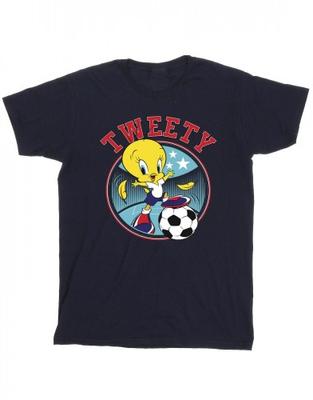Mens Tweety Football Circle T-Shirt