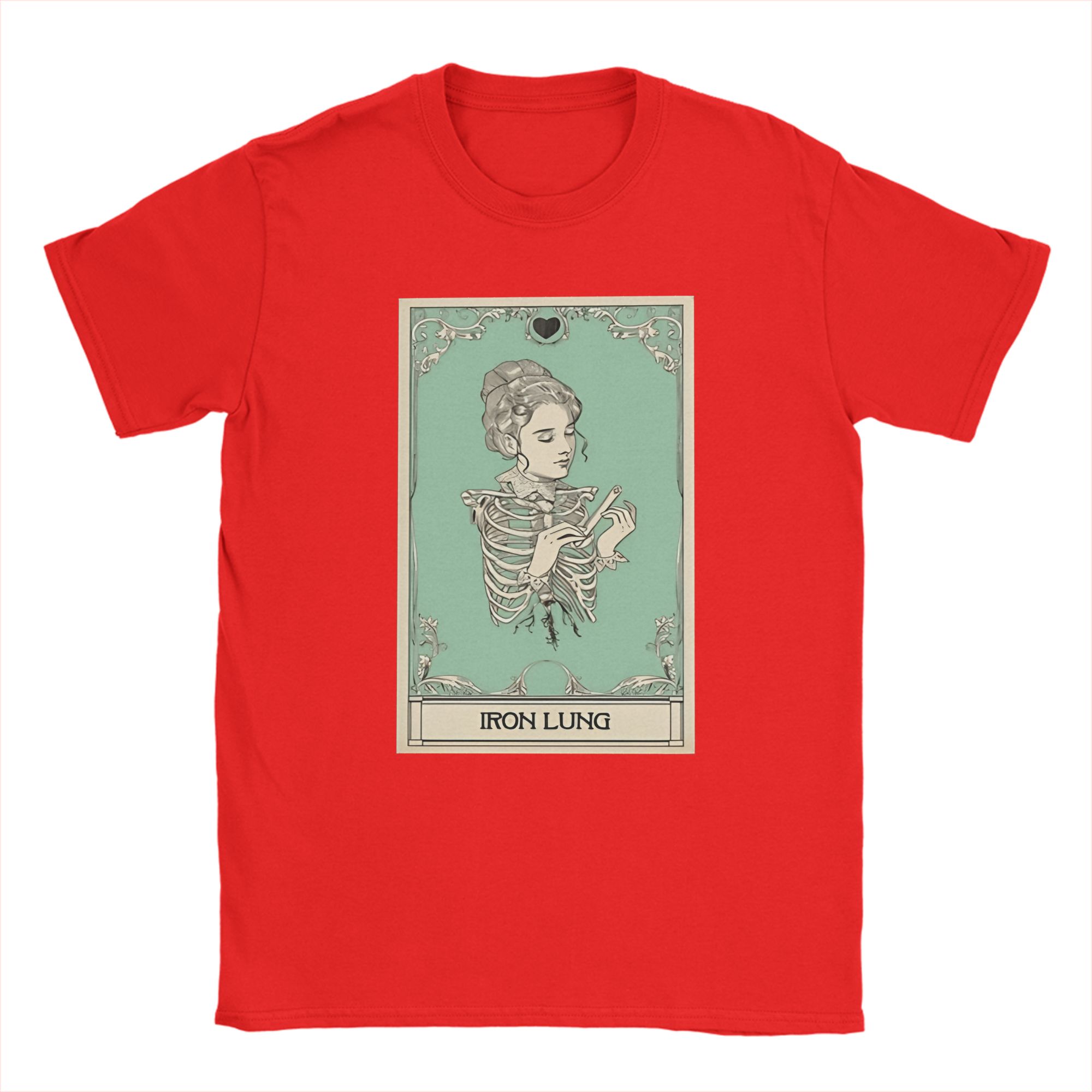 

Iron lung ability card Men T Shirt Novelty Tees Short Sleeve Crewneck TShirt 100 Cotton Graphic Tops S