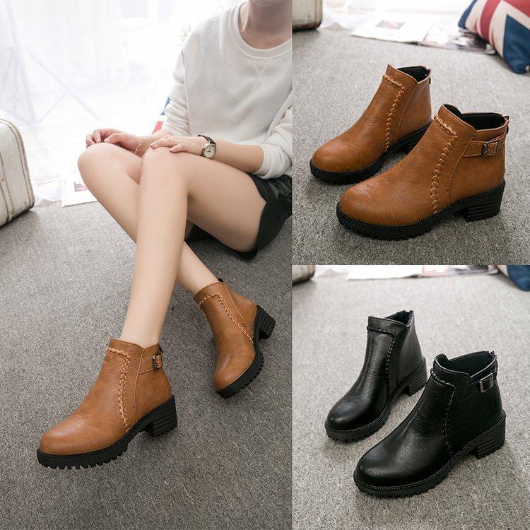 Botas de mujer talla grande botines de plataforma otoño e invierno botas  martin boots comprar a buen precio — entrega gratuita, reseñas reales con  fotos — Joom