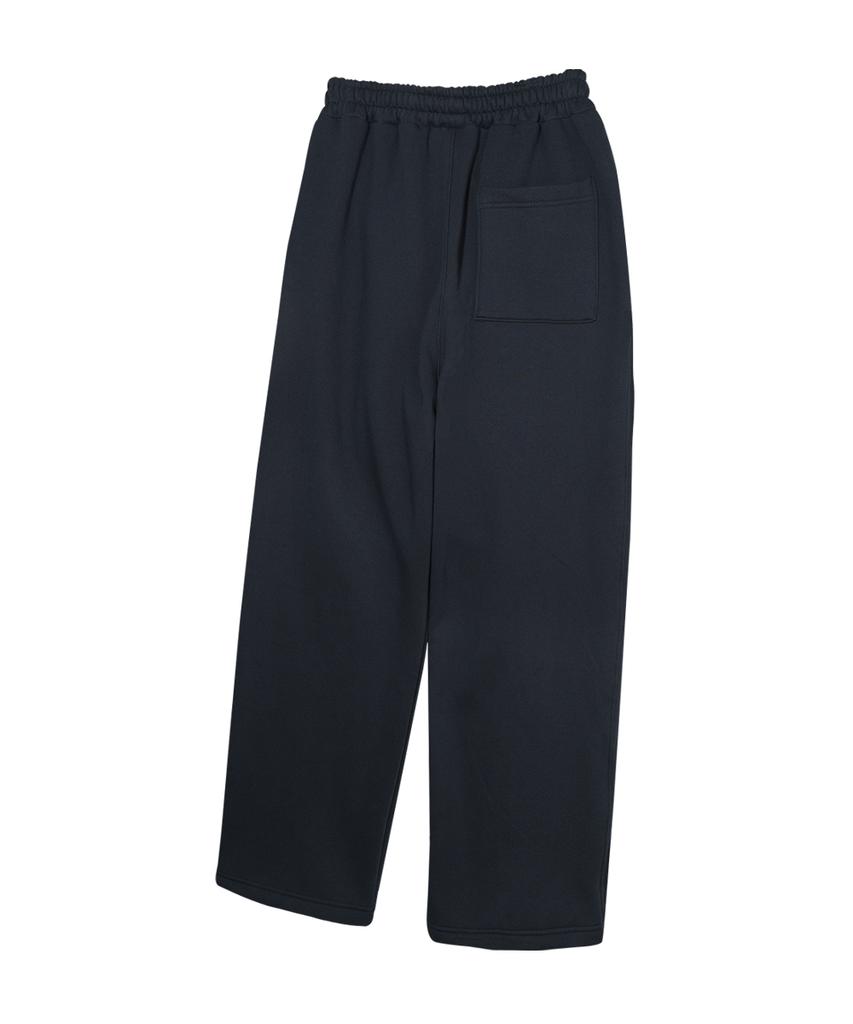 GAINSBORO Pigment One-Pleat Wide Sweatpants_Midnight Blue