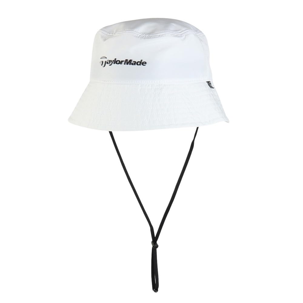 TaylorMade Men's Medium Bucket Hat, White, Size 57-59cm (20.6-22.2 Inches), UN286 (FW 24)