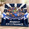 Club De Futboll Monterrey ICON Blanket Flannel Blanket Soft Cozy Plush Throw for Sofa Bed Lightweight Home Decoration Outdoor Camping