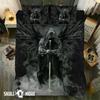 Skull Chevalier Horror Skeleton 3D NEW Duvet Cover Pillowcase Bedding Set Adult Boy Girl Bedroom Decoration Single Double Large