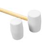 Non-Marking White Rubber Mallet with Wood Handle – Gentle On Tiles and Walls