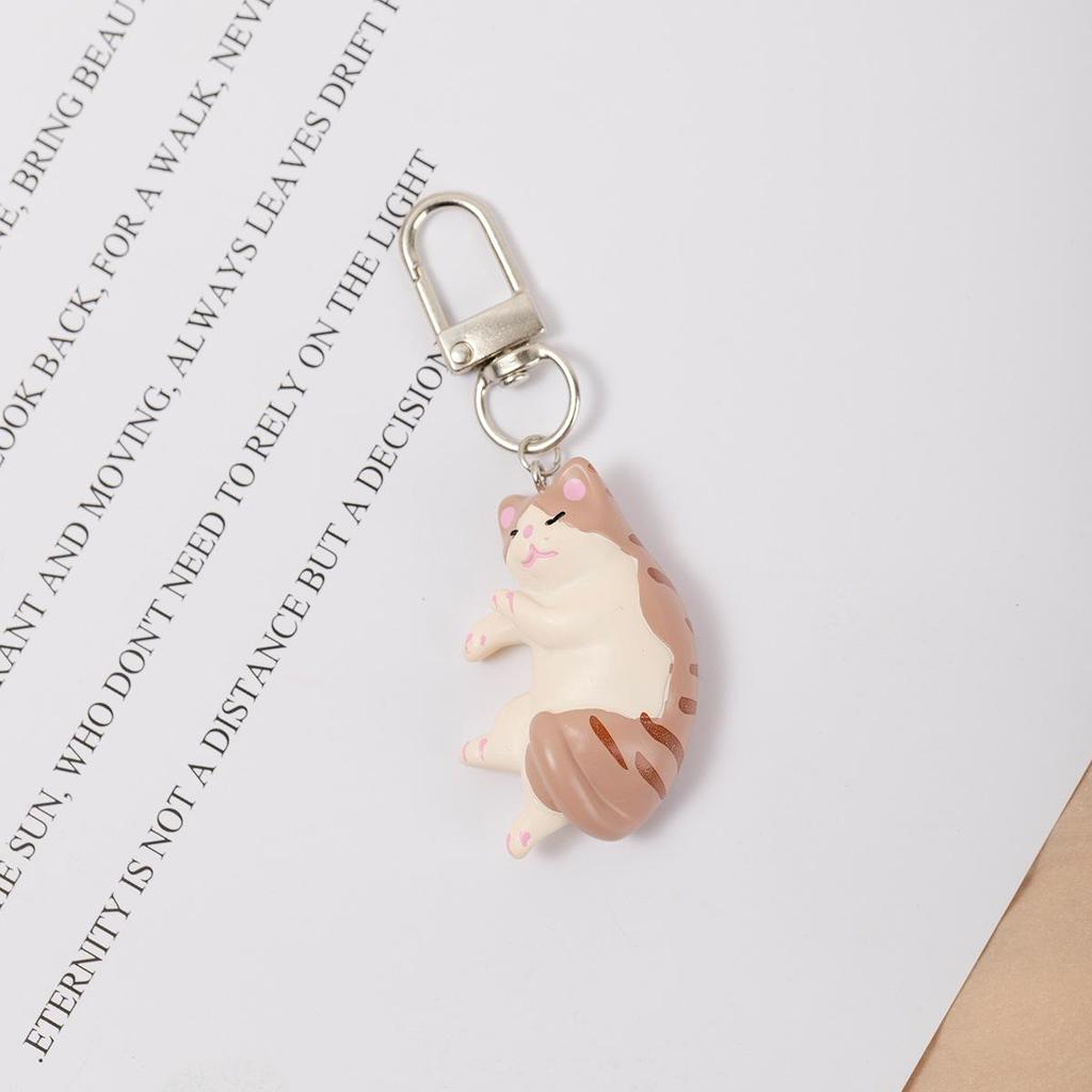 Original Cute Cat Resin Keychain & Bag Charm Gift