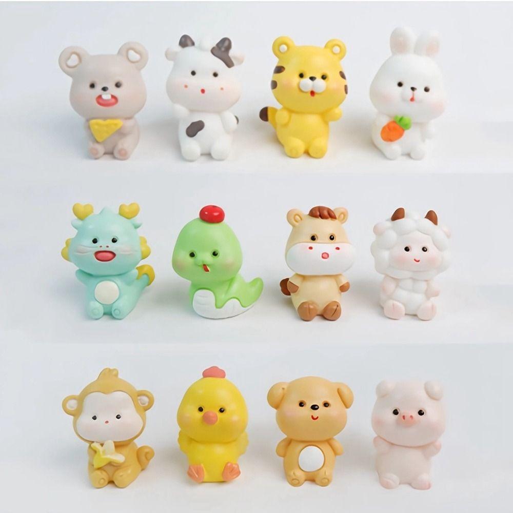 DIY Animal Landscape Decoration Resin Resin Ornaments New Miniature Statue  Garden