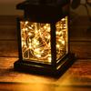 Solar Lantern Lights Outdoor LED Solar Table Lamp Hanging Lantern with Clip for Garden Patio Landscape Decoration