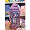 Smiggle Australia Kids Cartoon Straw Bottle Hydration Sports Water Bottle Portable Crossbody Sling Medium